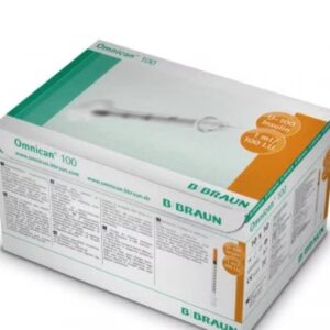 B.BRAUN OMNICAN 1ml/100 I.U diabetic syringes